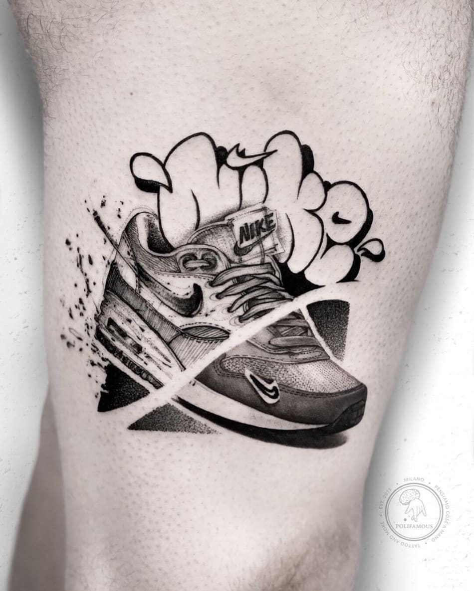 Sneaker tattoos tattoos by category